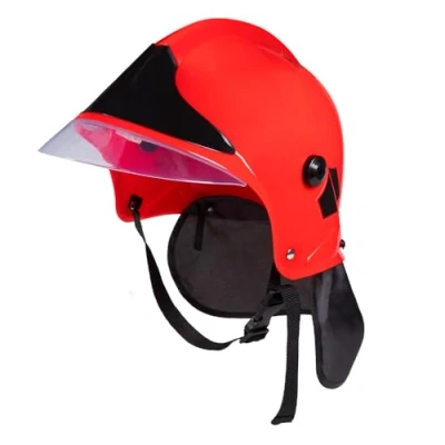 Imagen de Boland 01411 Casco de bomberos para adultos, talla ajustable, con visera, disfraz, carnaval, fiesta temática