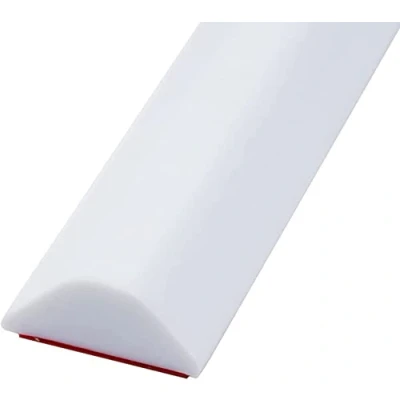 Imagen de Barrera Agua Ducha, de Silicona,Tira Retención Impermeable Autoadhesiva,Ducha Presa Puerta Plegable,Umbral para Separación Húmeda y Seca (100CM,Blanco)