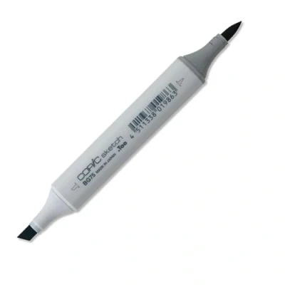 Imagen de Copic Sketch BG75, Verde Abismo, Marcador Doble con Punta Mediana y de Pincel