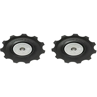 Imagen de SHIMANO Y5XU98030 Juego Desplazante + Conjunto de Rodillos Guía, Unisex Adult, Negro, Talla Única