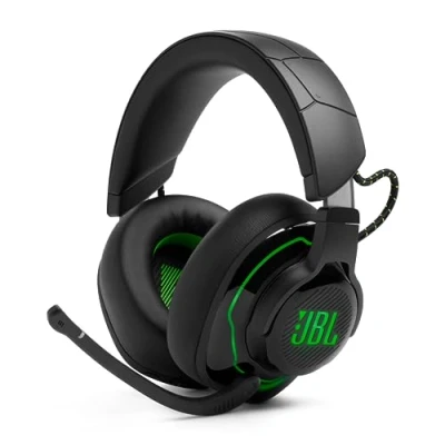 Imagen de Auriculares gaming JBL Quantum 910X Wireless, Para Xbox, Inalámbricos, Cancelación de Ruido Activa, Micrófono, Negro y Verde