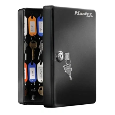 Imagen de Master Lock KB 25ML Armario [Montaje en Pared] [25 Ganchos] 25 Etiquetas para Llaves, Medium