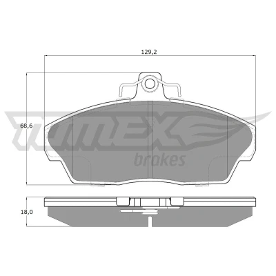 Imagen de TOMEX brakes TX 15 40 Juego de pastillas freno Eje delantero LAND ROVER: Freelander I SUV Cabrio,