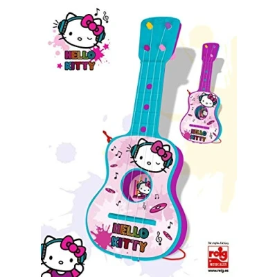 Imagen de CLAUDIO REIG Guitarra Infantil Hello Kitty (Reig 1513), Multicolor