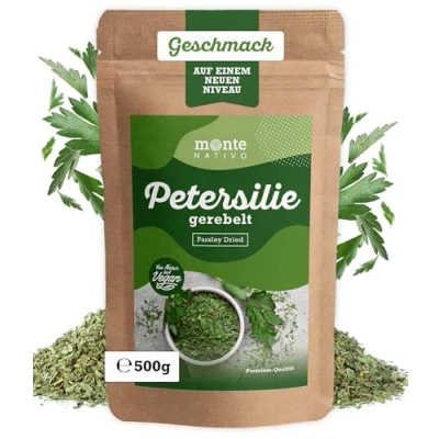 Imagen de perejil seco Monte Nativo (500g) para Sopas, Guisos y Guarniciones Hierbas secas de primera Calidad Té