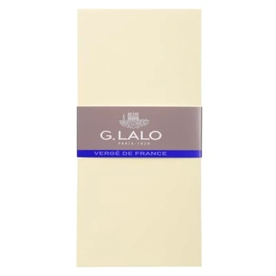Imagen de G. Lalo Verge de France Sobres felicitación (25 unidades, 103 x 213 mm), color marfil