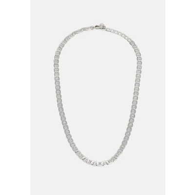 Imagen de Fossil Collier Unisexe Heritage Silver en Acier inoxydable, Longueur : 508 mm + 55 mm, largeur 8,7 CE n&#039;est Pas UNE Pierre précieuse, Length: 508mm+55mm, Width: 8.7mm,