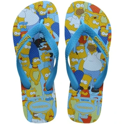 Imagen de Havaianas Simpsons Unisex Chanclas de dedo, Talla: 37 38, Turquoise Zapatos
