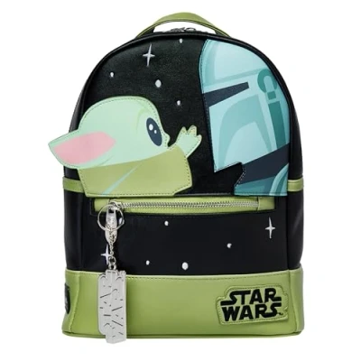 Imagen de Star Wars Mochilas Mochila Mandalorian E Grogu Mini Mujer One Size Negro