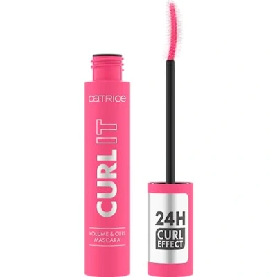 Imagen de Catrice Curl IT Volume &amp; Mascara, nº 010, negro, de larga duración, volumengebend, vibrante, intensa, mate, vegana, sin micropartículas plástico, nanopartículas, perfume, 1 unidad (11