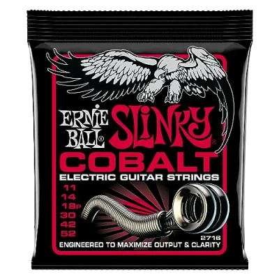 Imagen de Ernie Ball Burly Slinky Cobalt Cuerdas para guitarra eléctrica, cobalto, calibre 11 52