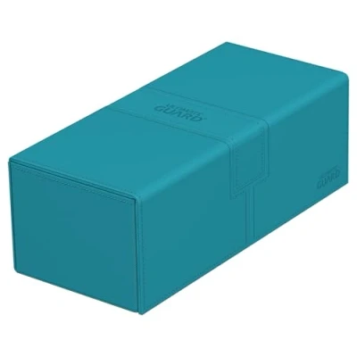 Imagen de Ultimate Guard Twin Flip`n`Tray 266+ Xenoskin Azul Petróleo