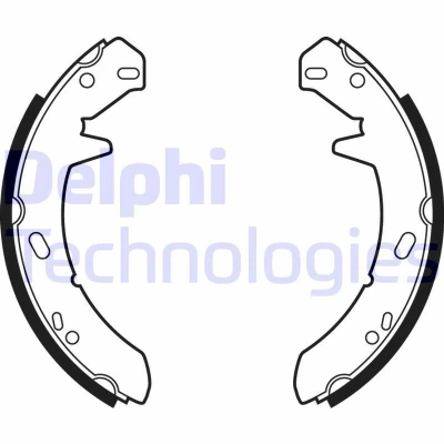 Imagen de DELPHI LS1867 Zapatas de Freno 254mm 70mm LAND ROVER: Defender SUV