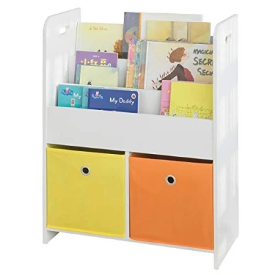 Imagen de SoBuy KMB27 W Librería estándar Infantil Organizador de Juguetes y Libros para Niños 58 * 27 76 cm ES