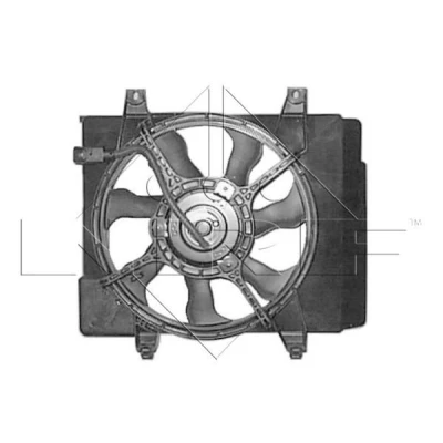 Imagen de NRF 47685 Ventilador de radiador 335 12 180 con bastidor (armazón)