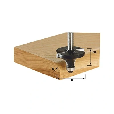 Imagen de Festool fresa para redondear hw s8 d25,5/r6,35 kl