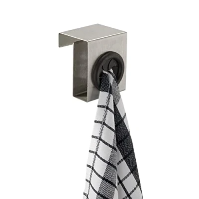 Imagen de Wenko Percha de Cocina Push Plata Mate