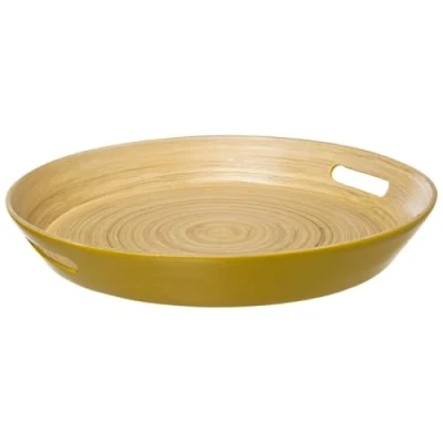 Imagen de 5five bandeja de bambú 42cm &quot;modern color&quot; amarillo mostaza