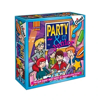Imagen de Diset Juego Party &amp; co Junior, de mesa infantil multiprueba a partir 8 años en catalán