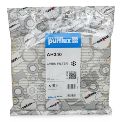Imagen de PURFLUX AH340 Filtro de habitáculo antipolen 265 190 20 NISSAN: Qashqai / Qashqai+2 I, X Trail, I Van
