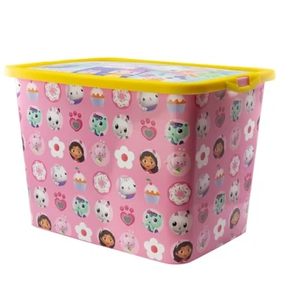 Imagen de CAJA CLICK DE ALMACENAJE CAPACIDAD 23 LITROS GABBYS DOLLHOUSE