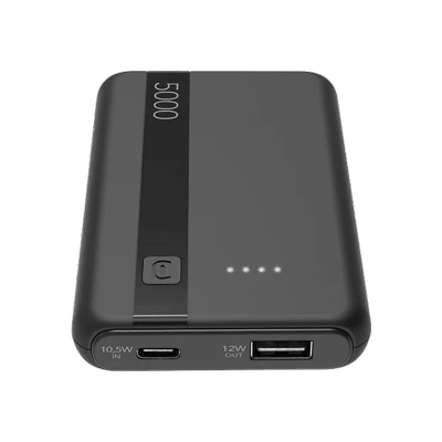 Imagen de Powerbank CellularLine PBENTRY5000K, 5000 mAh, USB tipo a C, Negro