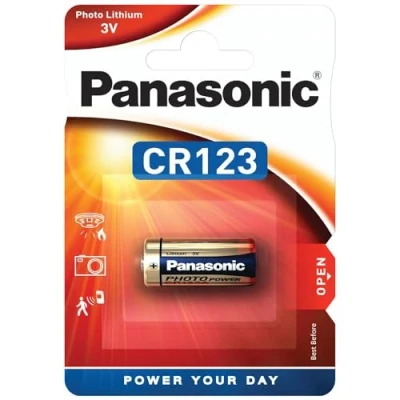 Imagen de Panasonic PACR123A_10 Batería de litio (3 V, pack 10)