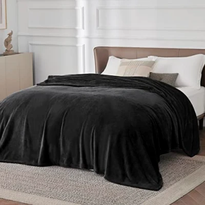 Imagen de Bedsure Manta de Peluche, mullida, Polar, cálida y Suave Invierno para sofá, sofá