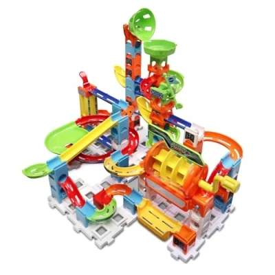 Imagen de VTech Marble Rush Deluxe Corkscrew Set, Circuito de canicas Interactivo, Juguete construcción para niños +4 años, versión española