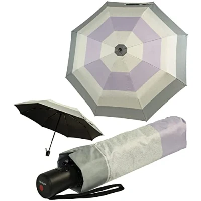 Imagen de Knirps Paraguas de bolsillo A.200 Medium Duomatic con protección UV y calor, color morado