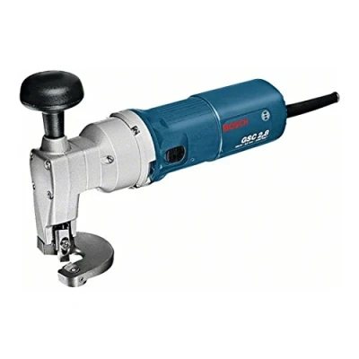 Imagen de Bosch Professional GSC 2,8 Cizalla eléctrica (500 W, 2400 cpm, corte en acero mm, caja), negro, azul