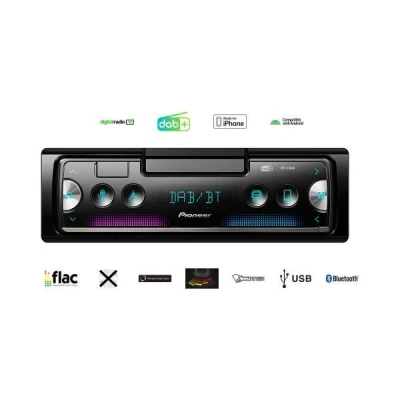 Imagen de PIONEER SPH 20DAB Autoradio DAB/DAB+ 1 DIN Made for iPhone, Android, AOA 2.0 LCD 12 MP3, WMA, WAV, FLAC, AAC