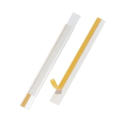 Imagen de Durable 804419 Portaetiquetas autoadhesivo Scanfix incl. etiquetas, 200 x 20 mm, transparente, bolsa de 5 piezas