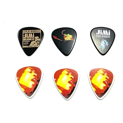 Imagen de JIM DUNLOP Púas Jimi Hendrix, duro, Saco de 6, Electric Lady