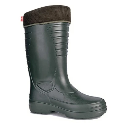 Imagen de LEMIGO botas de goma EVA ligeras forradas Grenlander, verde, 40 EU
