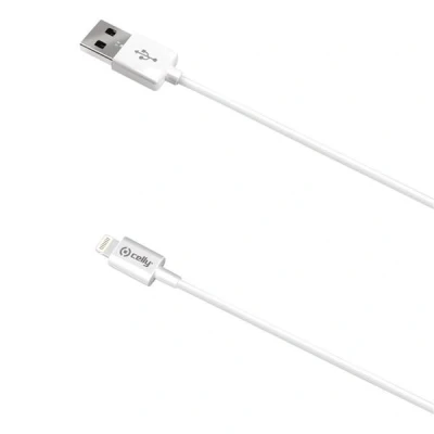 Imagen de Celly Data Cable USBIP52M USB para cargar blanco Sync iPhone 5/5S/5C