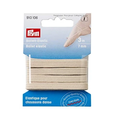 Imagen de Prym Elástico, Cuero, Beige, 7 mm