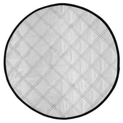 Imagen de Protector Solar para Volante de Coche 34 a 42 cm Funda Parasol Anti Calentamiento Protege del Calor y Rayos UV Protección Total Color Plata