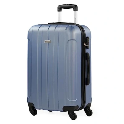 Imagen de ITACA Maleta Mediana con 4 Ruedas Giratorias para Viajes Largos Tipo Trolley Ideal como Maletas de Viaje Grandes 23 Kilos y Resistentes, Malva