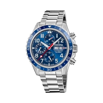 Imagen de Festina Automatico Swiss MADE Cronógrafo, Hombre, Talla: One Size, Blue