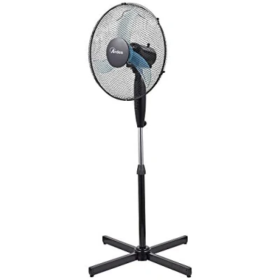 Imagen de Ardes AR5AM40P Ventilador de Pedestal con Telemando y Temporizador Silencioso Potente 3 Aspas 40 cm Oscilatorio Altura e Inclinación Regulable Pie Velocidades
