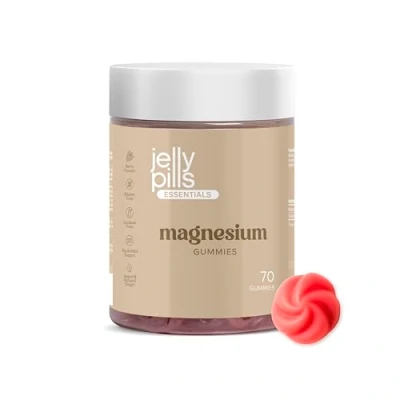 Imagen de Jelly Pills® Gominolas 1620 mg Citrato de Magnesio y Vitamina B6 70 Gummies Veganas sabor Frutos del Bosque que proporcionan 180 Sin azúcares añadidos Reduce cansancio fatiga