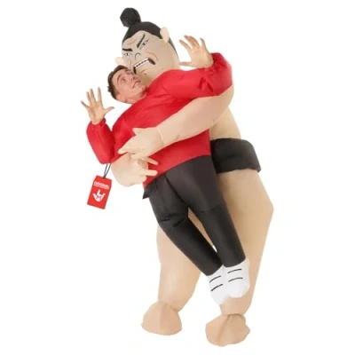 Imagen de Morph Costumes Disfraz Sumo Hinchable Adulto Luchador, Carnaval inflable Talla Única