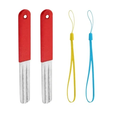 Imagen de 2 afiladores de gancho diamante para anzuelos pesca, afilador diamante, pesca especial, herramienta afilado portátil, adecuado