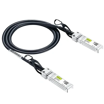 Imagen de 10Gtek® para DELL 10Gb/s SFP+ Cable 0.5 Metro, 10GBASE CU Direct Attach Copper Twinax Cable, Pasivo