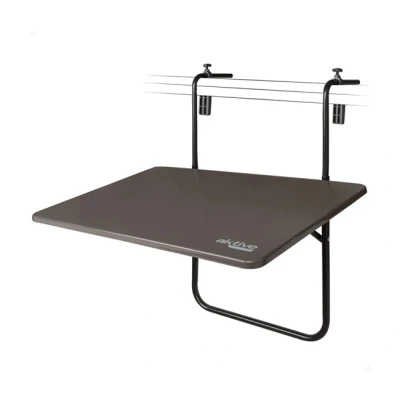 Imagen de Mesa plegable balcón multiposición Aktive, Gris, 61034