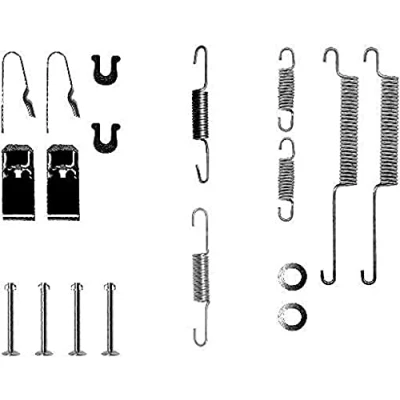 Imagen de HELLA 8DZ 355 200 081 Juego de accesorios, zapatas freno HONDA: CIVIC 6 Fastback, Hatchback, Aerodeck