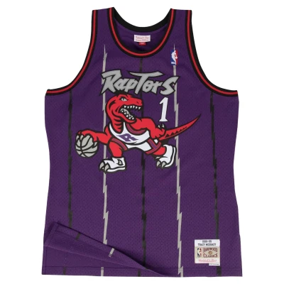 Imagen de Mitchell &amp; Ness Toronto Raptors Tracy Mcgrady Swingman Camiseta NBA, Hombre, Talla: Large, Purple