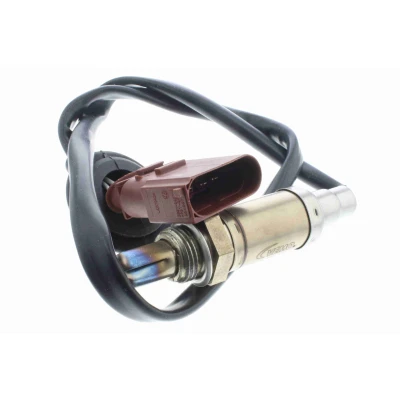 Imagen de VEMO Original Quality V10 76 0046 Sonda lambda delante del catalizador M18 x 1,5 de diagnosis, Rosca engrasada marrón 4 en forma d