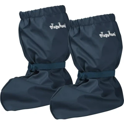 Imagen de Playshoes Cubrebotas de Lluvia, Cubrecalzado Impermeable Unisex niños, Azul Oscuro Dark Blue, Small
